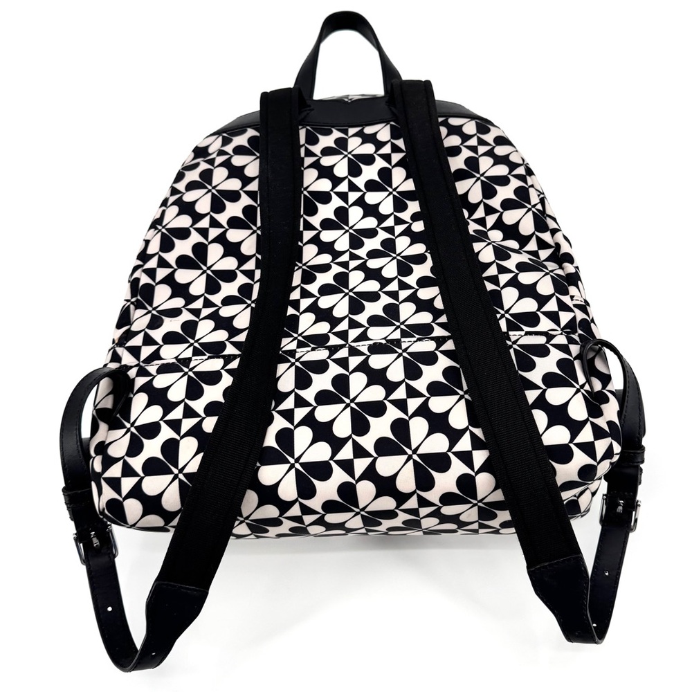 Kate Spade Karissa Clover/Spade Geo Nylon Large Backpack - Picture 4 of 14
